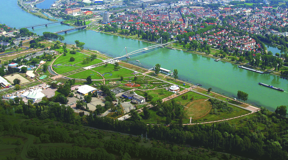 Garten der zwei Ufer in Kehl Straßburg Brosk Landschaftsarchitektur